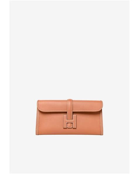 hermes jige clutch gold|hermes kelly elan clutch.